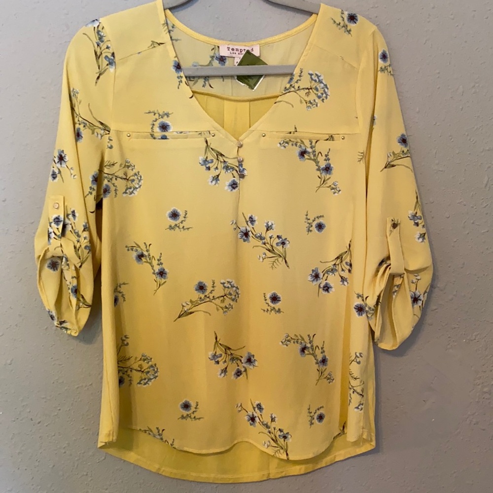 Yellow tempted Los Angeles blouse